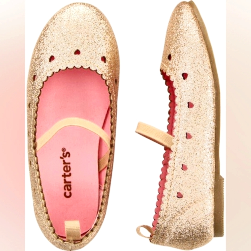 CARTER'S Toddler Ellaria Dress Ballet Flats NWOT